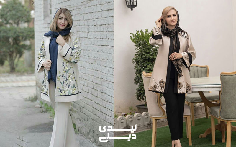 مانتو گلدار بهاری