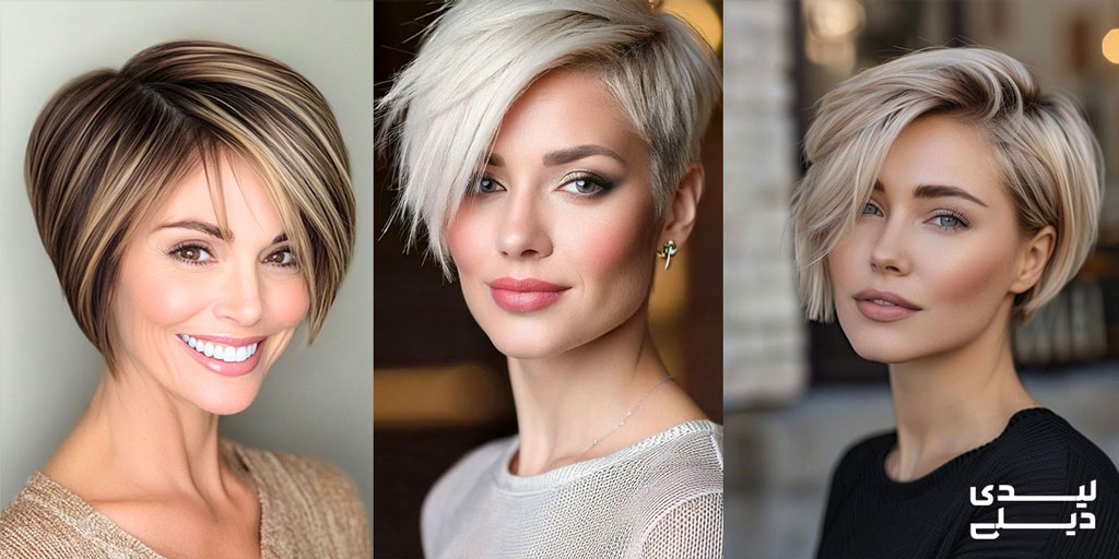 مدل موی کوتاه نامتقارن