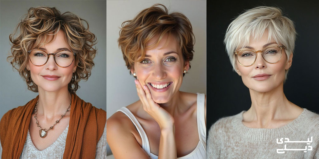 مدل‌ های موی کوتاه برای خانم ‌های بالای ۵۰ سال